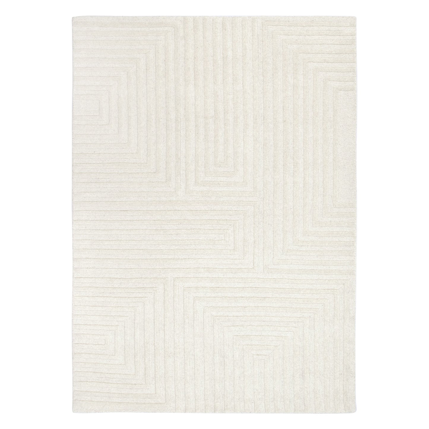 Les Nomades Felix Cream Wool Rug