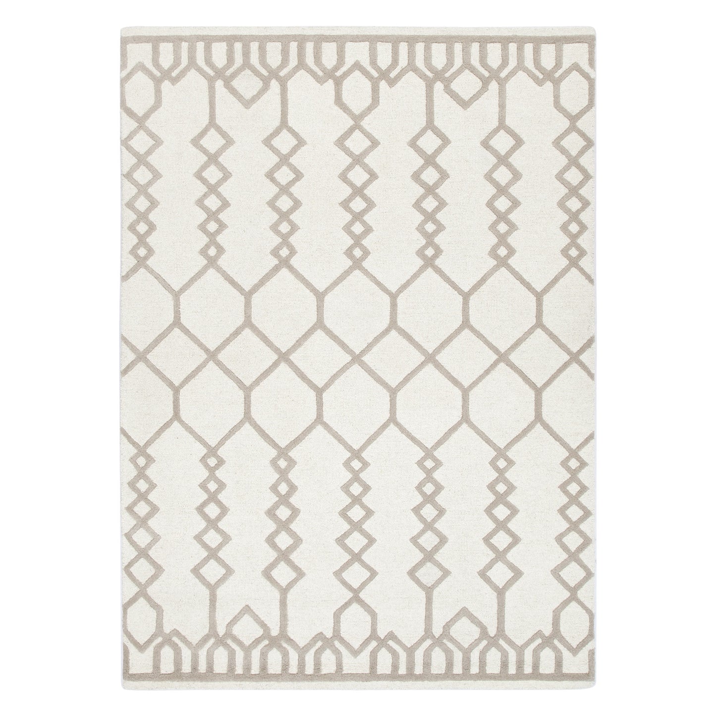 Les Nomades Senso Beige Wool Rug