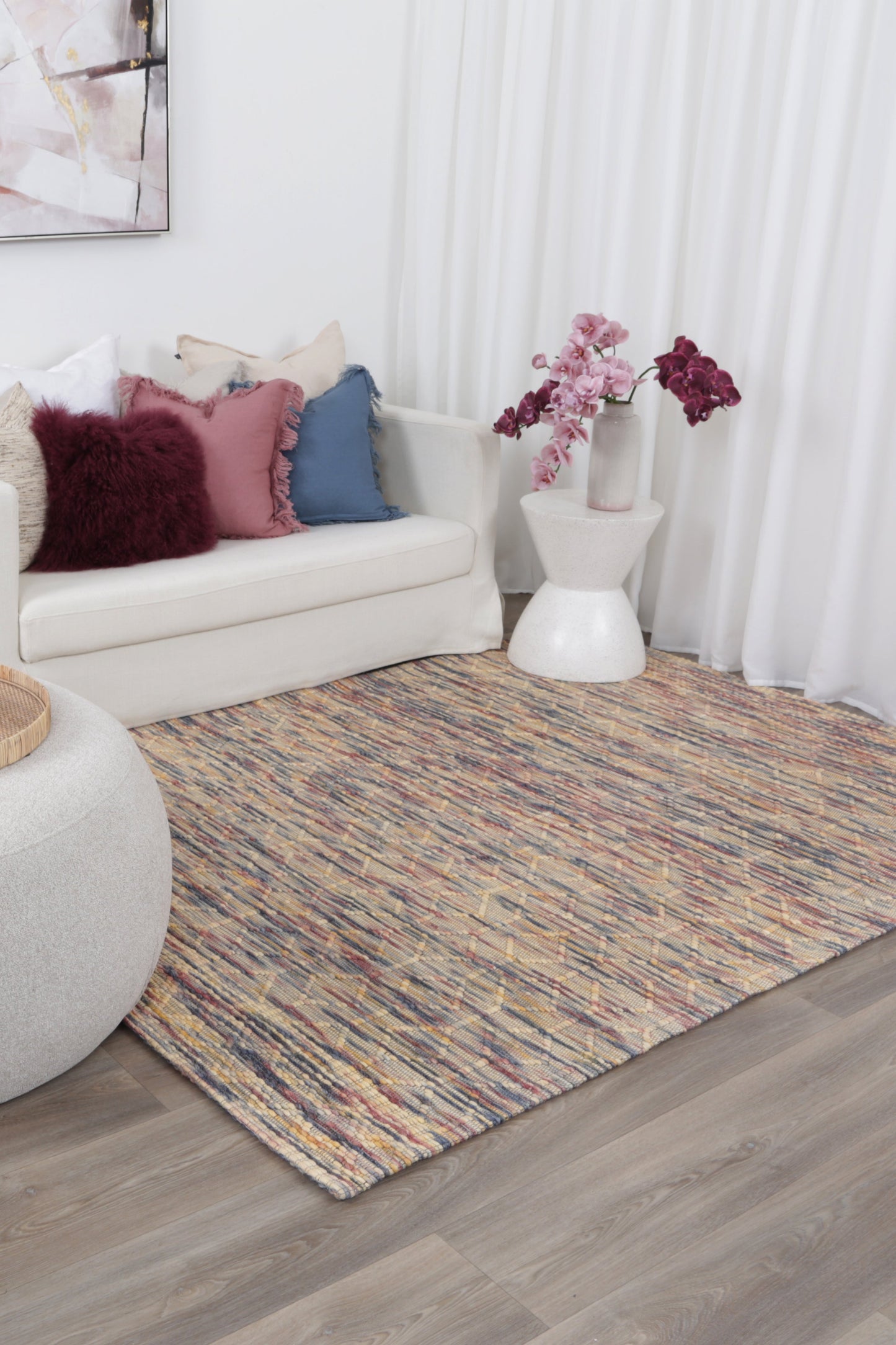 Copacabana Latice Multi Wool Rug