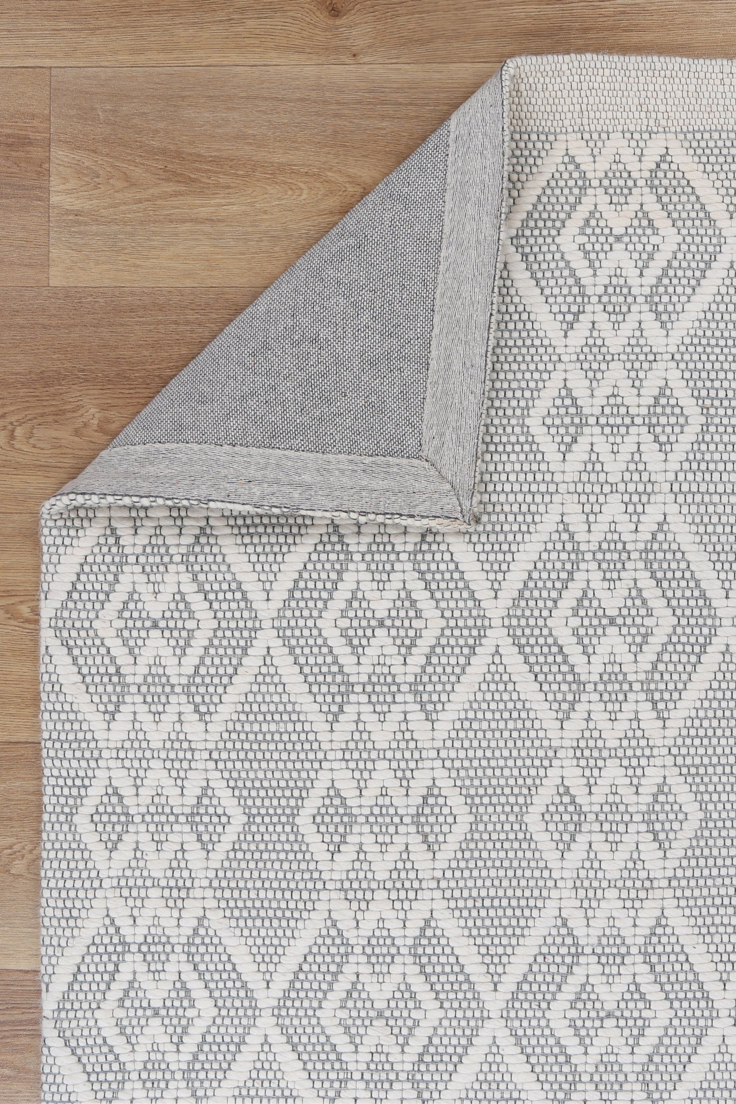 Copacabana Diamond Grey Wool Rug