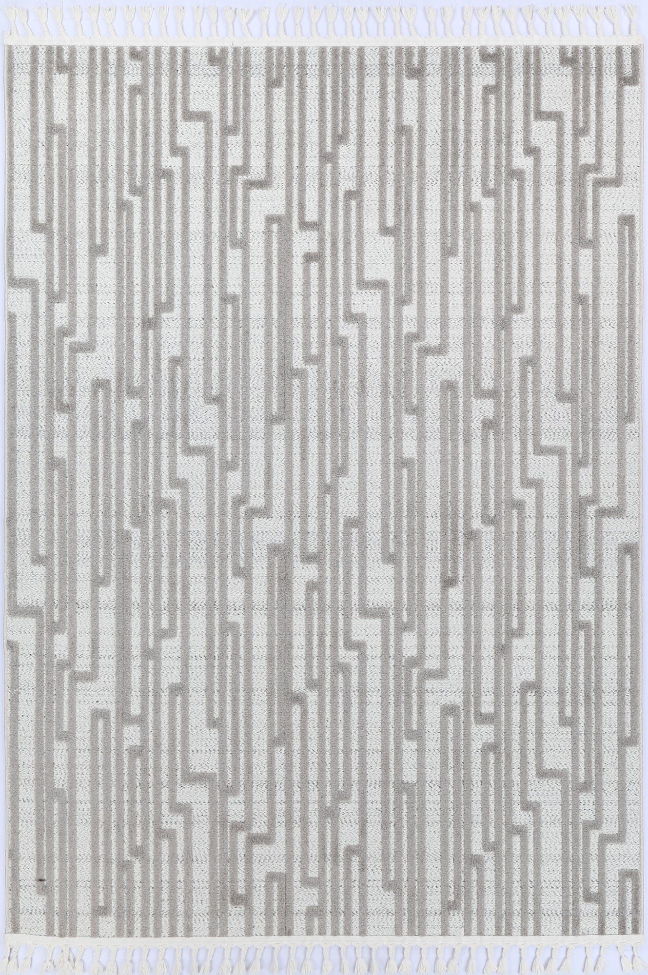 Ares Naxos Geometric Beige and Taupe Rug