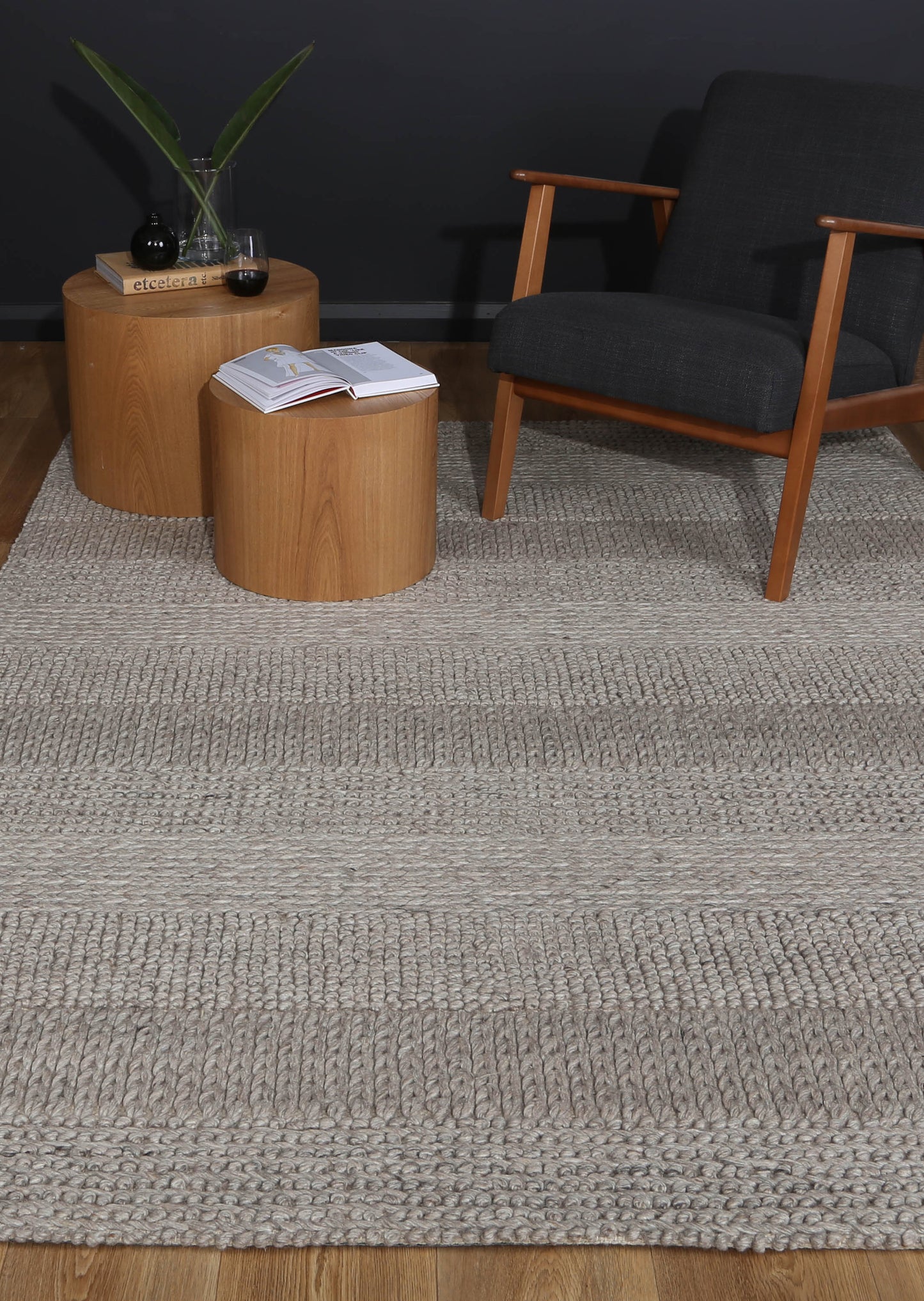 Harlow Grace Camel Wool Blend Rug