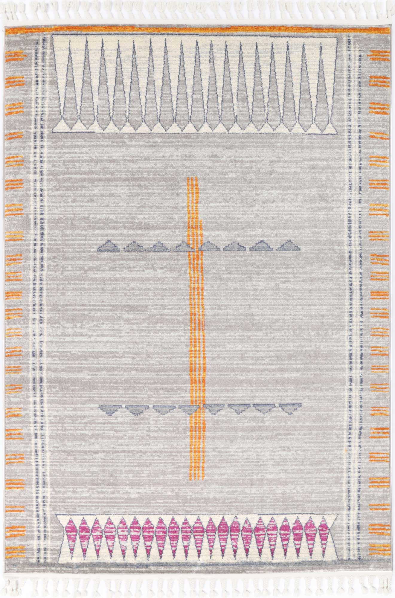 Inca Tumbes Grey Contemporary Rug