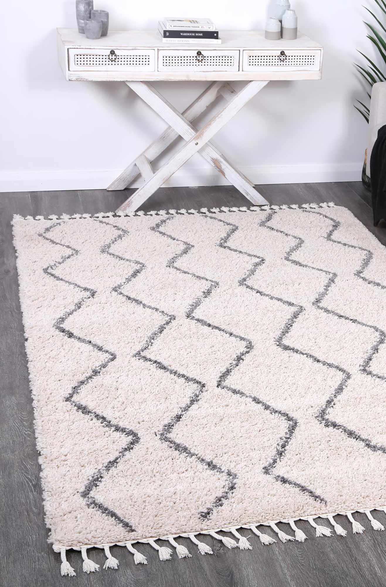 Kasbah Levi Tribal Cream Rug