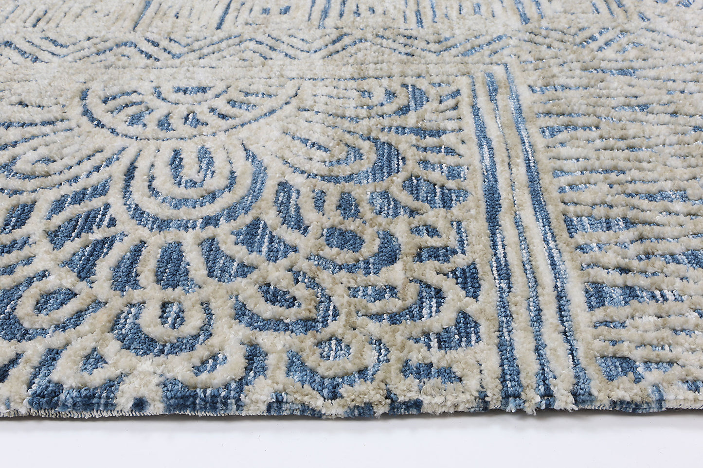 Amritsar Newburg Navy Tribal Rug