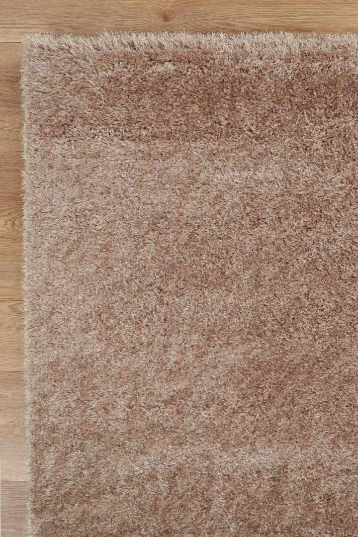 Puffy Soft Shag Camel Rug