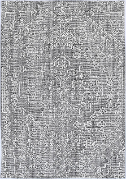 Vanuatu Bule Ash Tribal Flatweave Rug