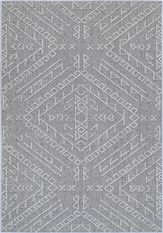 Vanuatu Kaua Ash Tribal Flatweave Rug